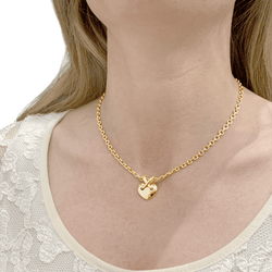 Collier Pendentif CHAUMET "Coeur Liens" en or jaune - Castafiore
