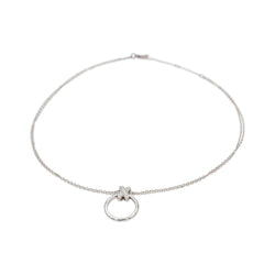Chaumet Necklace  White gold links  diamond