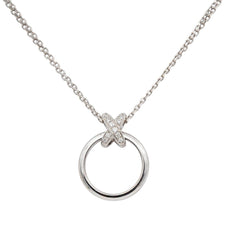 Chaumet Necklace  White gold links  diamond