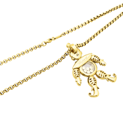 Necklace Chopard, "Happy Clown", yellow gold, colored stones. Large model.