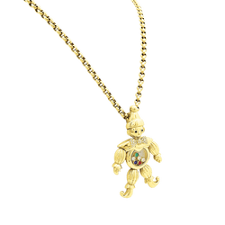 Necklace Chopard, "Happy Clown", yellow gold, colored stones. Large model.