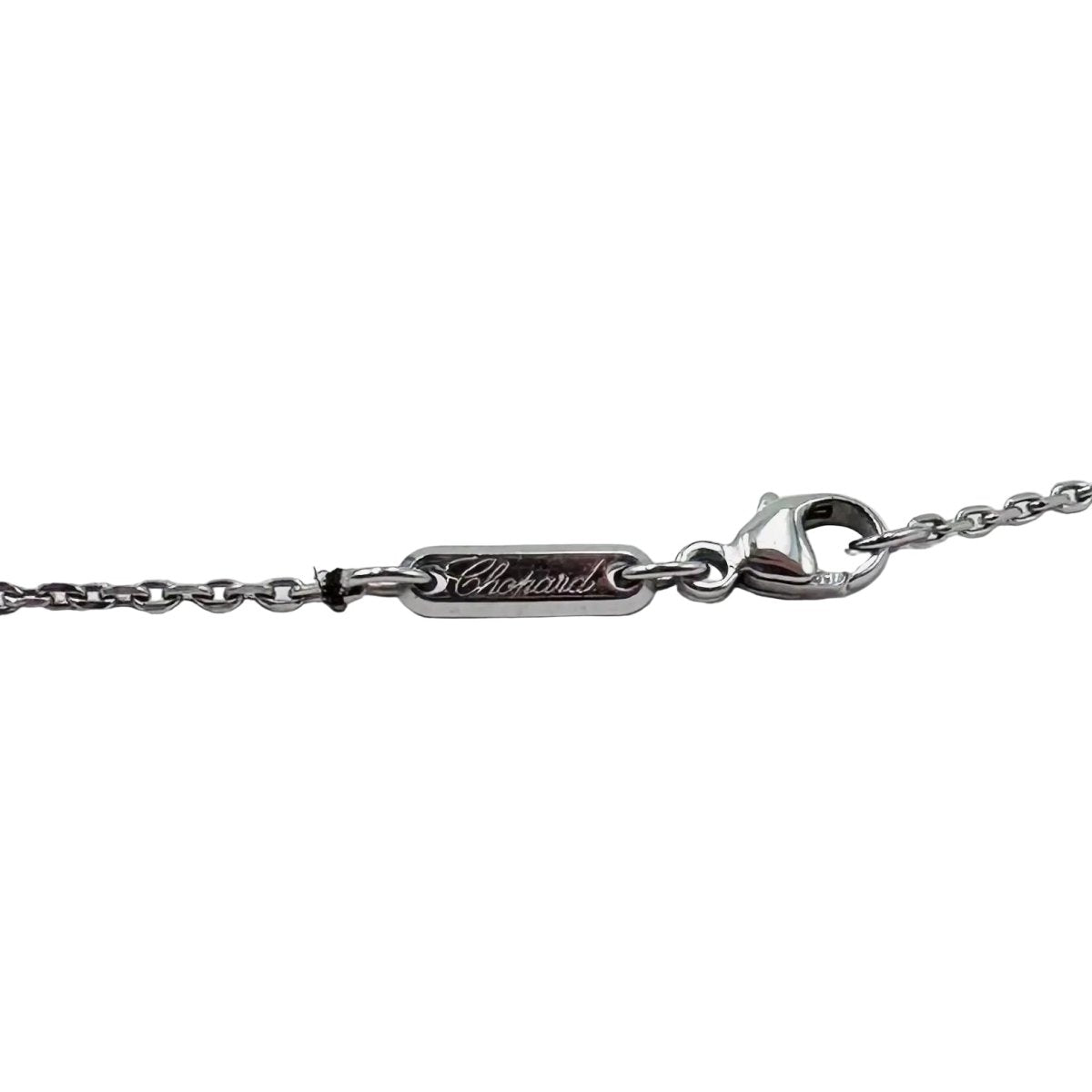 Collier Pendentif CHOPARD "Happy Diamond Teddy Bear" en or blanc et diamants - Castafiore