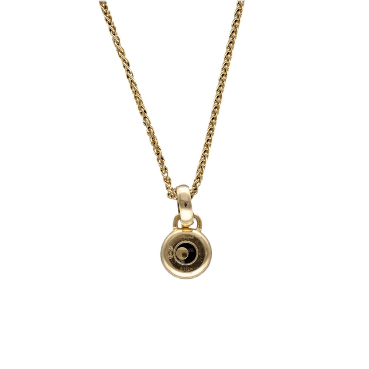 Collier Pendentif CHOPARD "Happy Diamonds" en or jaune et diamants - Castafiore