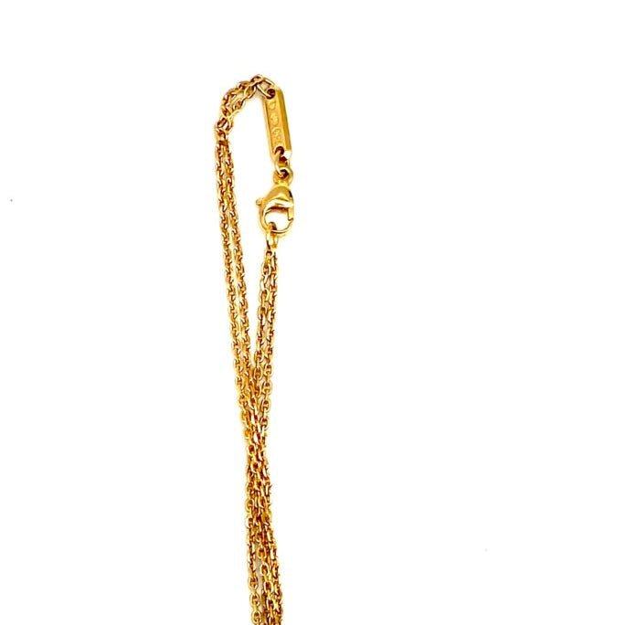 Collier Pendentif CHOPARD "Happy Diamonds" en or jaune et diamants - Castafiore