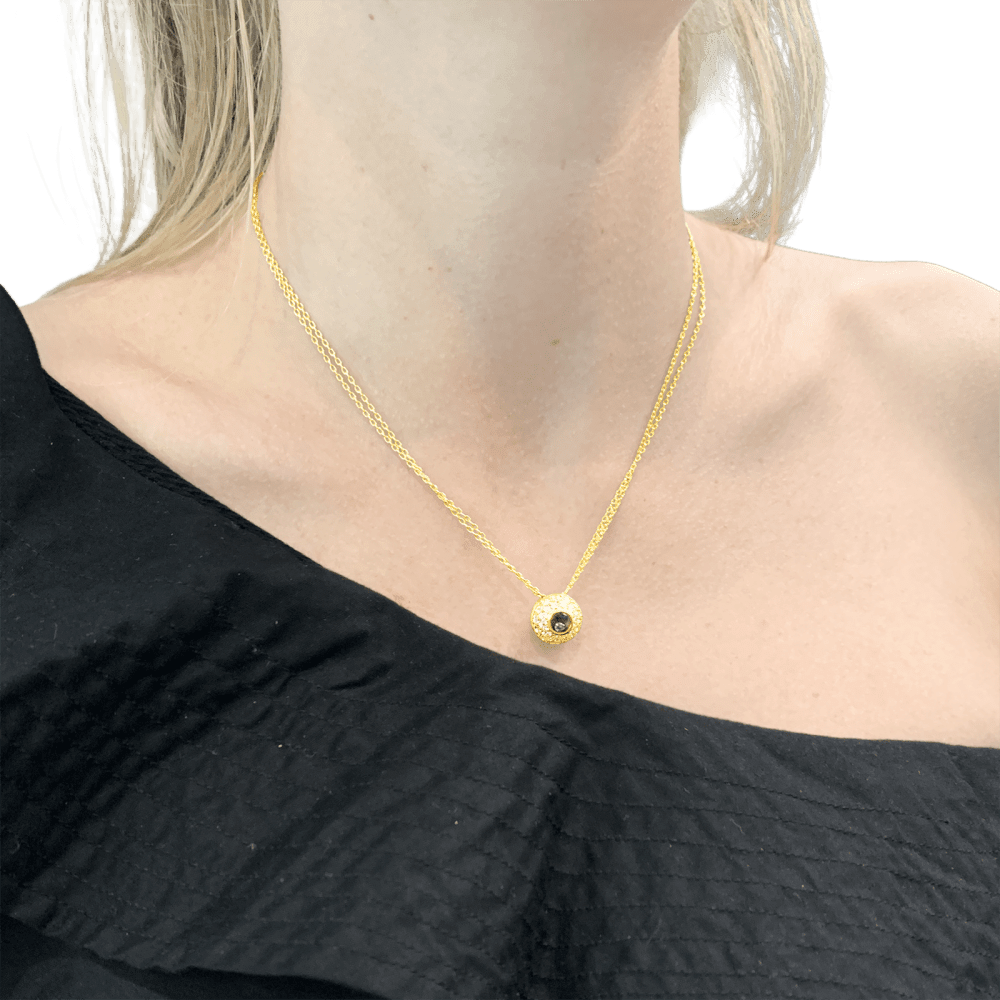 Collier Pendentif CHOPARD "Happy Spirit" en or jaune et diamants - Castafiore
