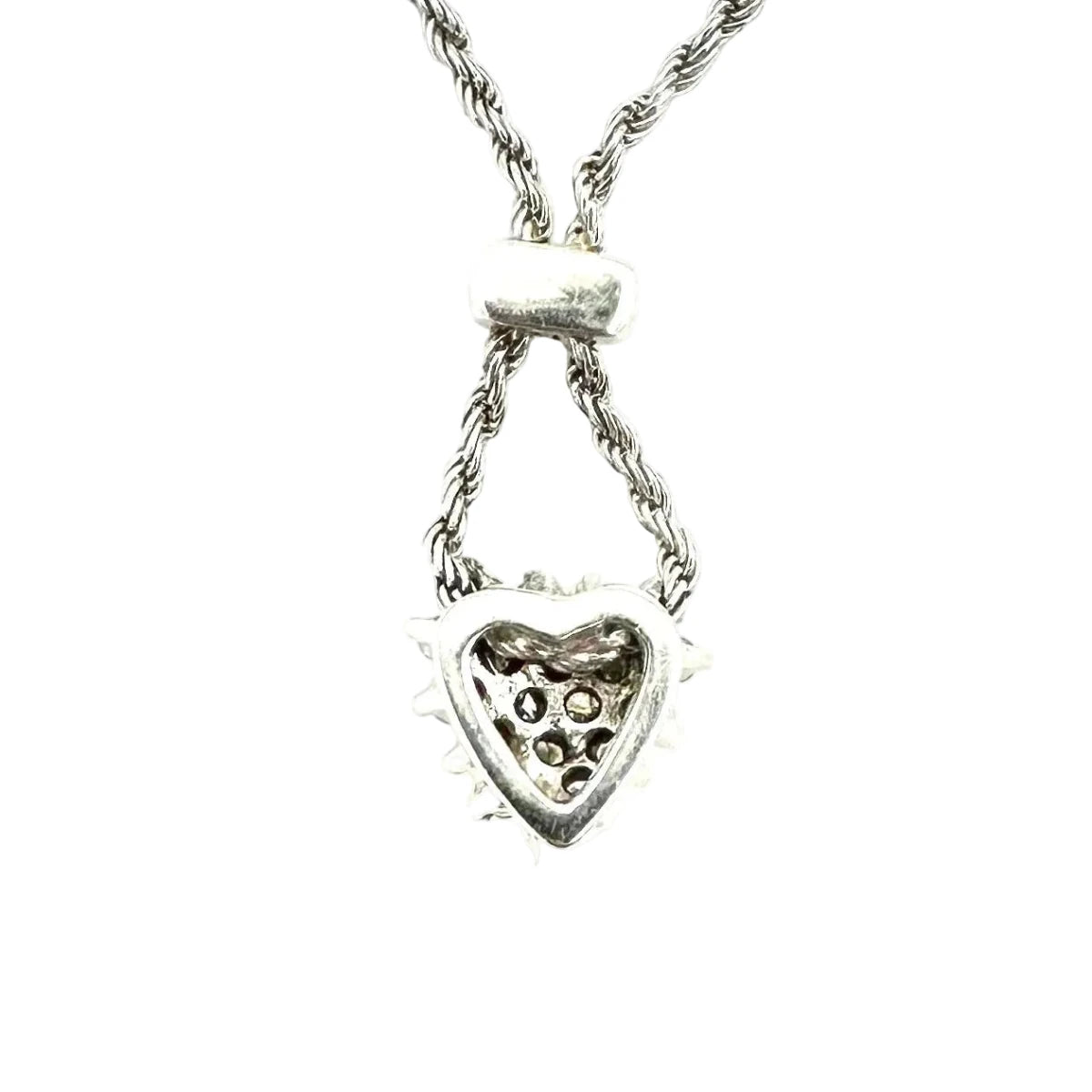 Collier Pendentif DAMIANI en or blanc et diamants - Castafiore
