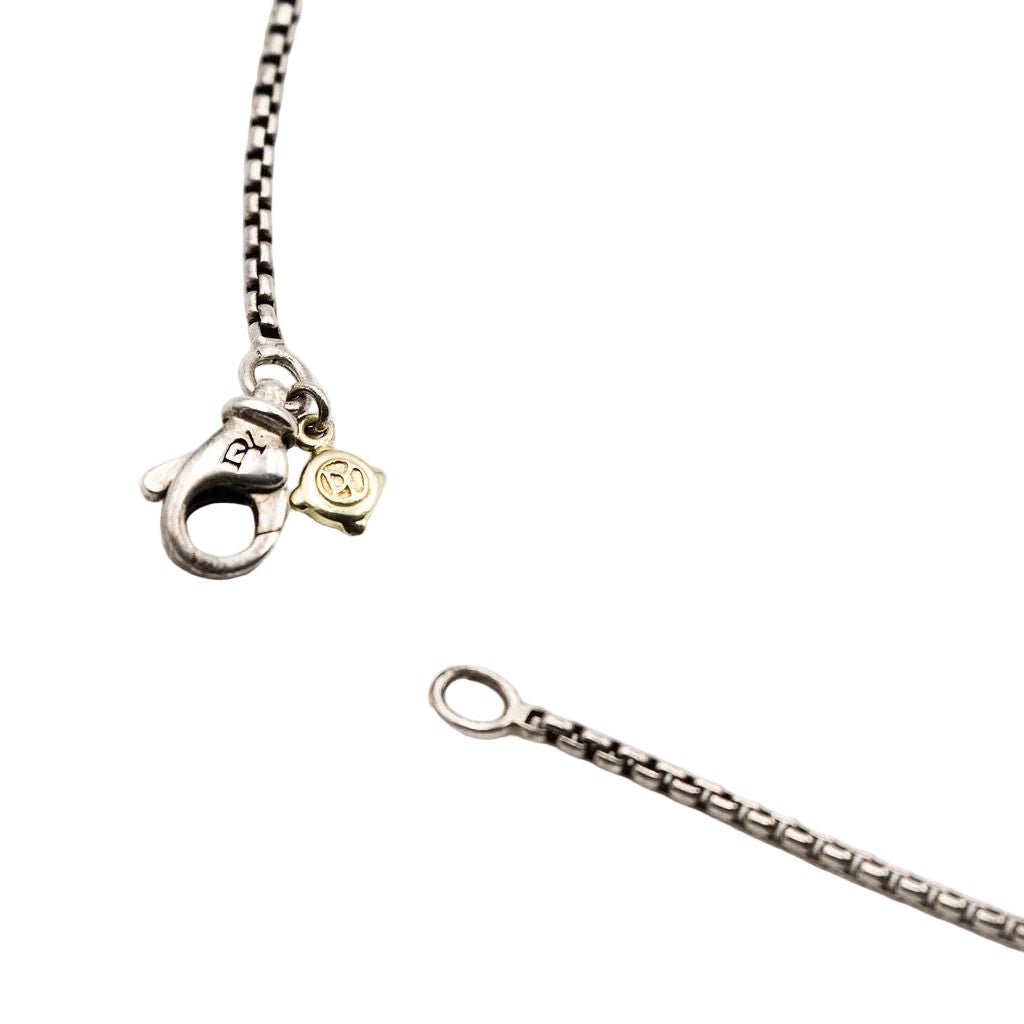 Collier Pendentif DAVID YURMAN en argent et diamants - Castafiore