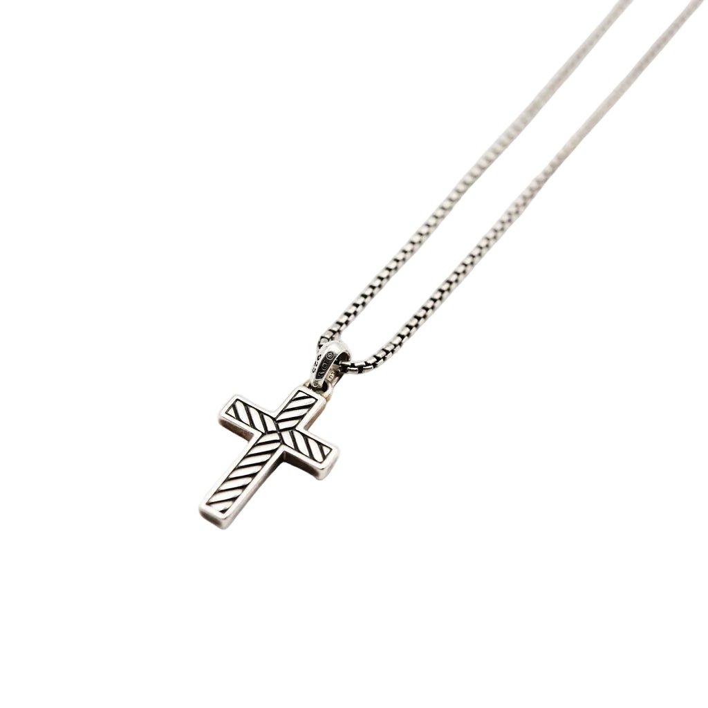 Collier Pendentif DAVID YURMAN en argent et diamants - Castafiore