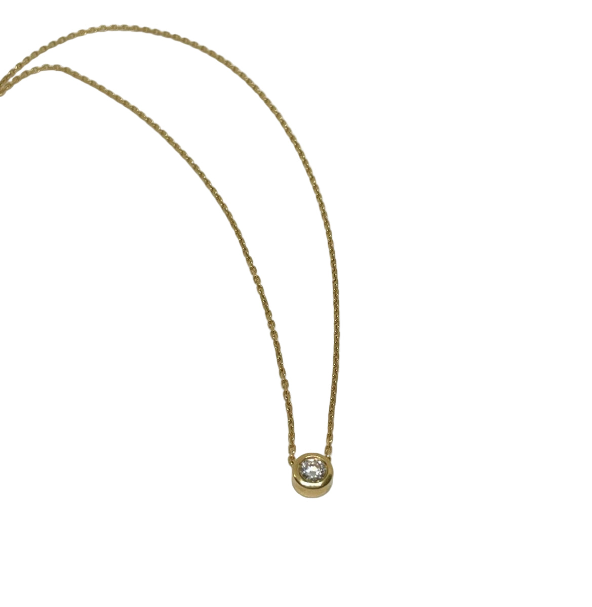 Collier - Pendentif diamant 0,25cts or jaune - Castafiore