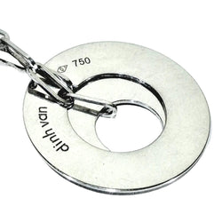 Collier Pendentif DINH VAN "Cible" en or blanc - Castafiore
