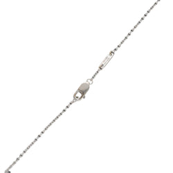Collier pendentif Dinh Van "Cible" Grand Modèle en or gris 18K avec diamant – Vers 2015 - Castafiore