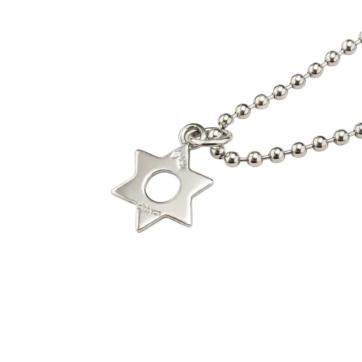 Collier Pendentif DINH VAN en or blanc - Castafiore