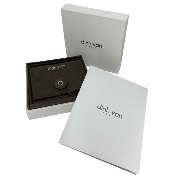 Collier Pendentif DINH VAN "Menottes R8" en or blanc et diamants - Castafiore