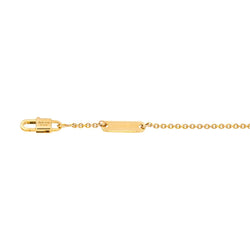 Dinh Van Necklace Pulse Yellow gold diamond