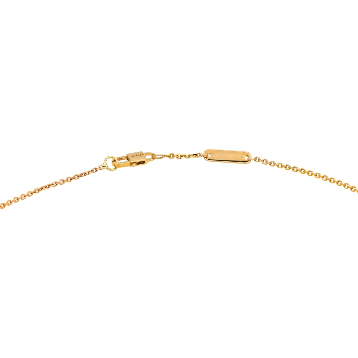 Collier Pendentif DINH VAN "Pulse" en or jaune et diamants - Castafiore