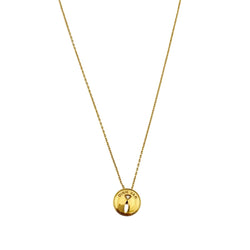 Collier Pendentif DINH VAN "Punaise" en or jaune et diamant - Castafiore