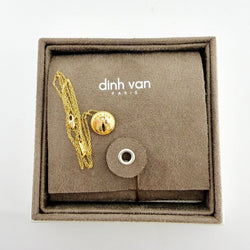 Collier Pendentif DINH VAN "Punaise" en or jaune et diamant - Castafiore