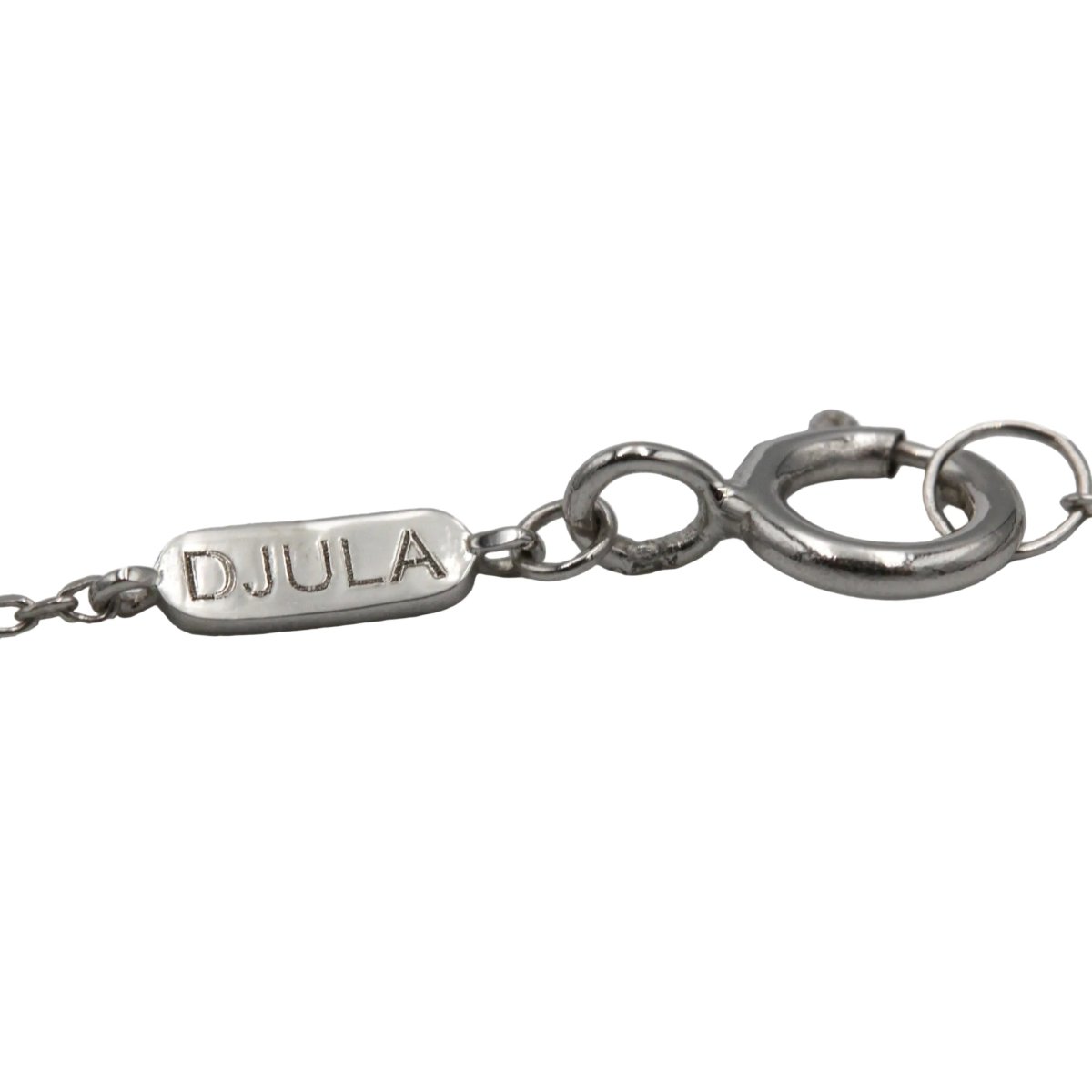 Collier Pendentif DJULA "Magic Touch Main" en or blanc et diamants - Castafiore