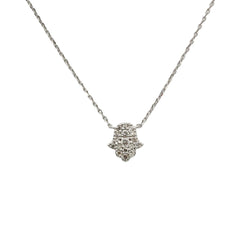 Collier Pendentif DJULA "Magic Touch Main" en or blanc et diamants - Castafiore