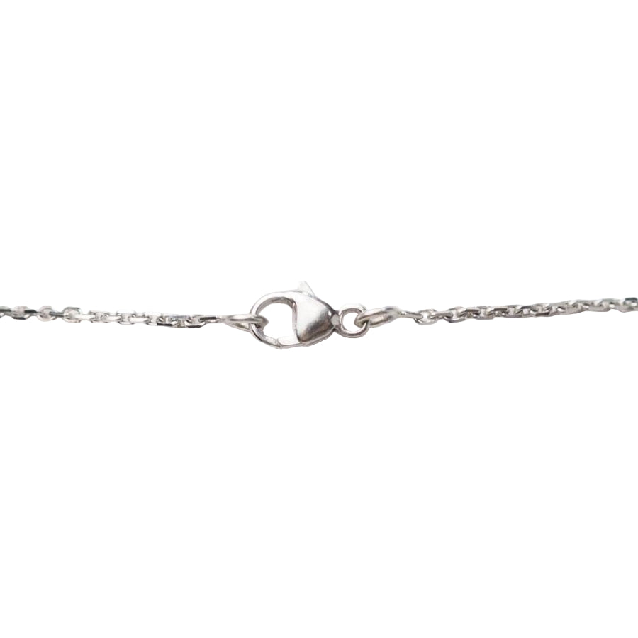Collier pendentif dôme en or blanc et diamants - Castafiore