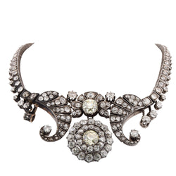 Collier Pendentif en or, argent et diamants - Castafiore