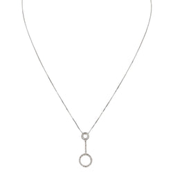 Collier Pendentif en Or blanc 18 carats et Diamant - Castafiore