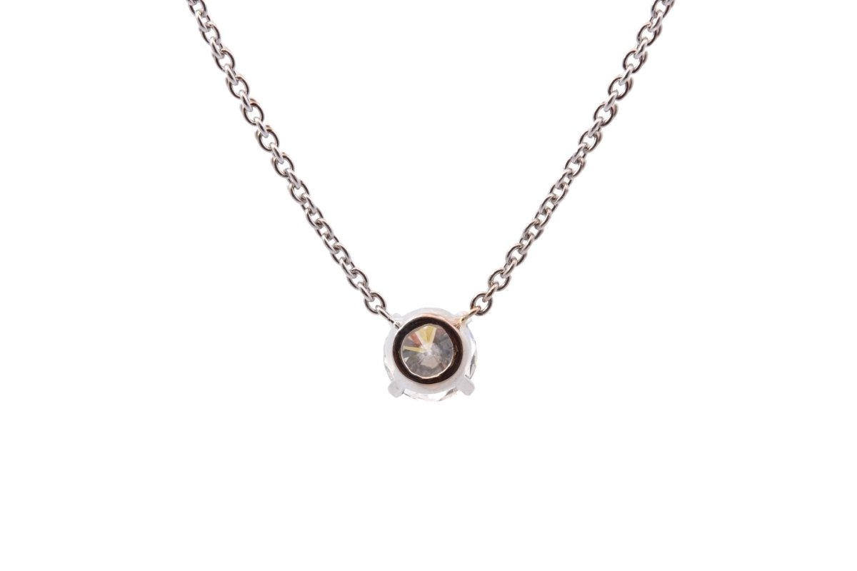 Collier Pendentif en or blanc et diamant - Castafiore