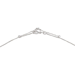 Necklace White gold solitaire diamond