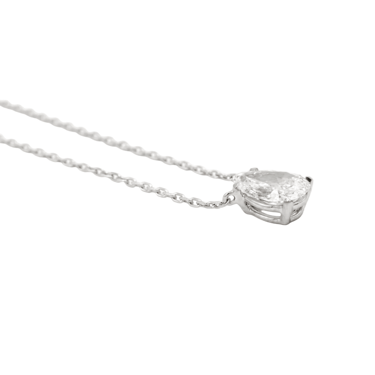 Collier Pendentif en or blanc et diamant - Castafiore