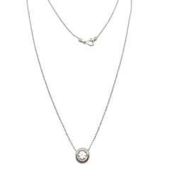 Collier Pendentif en or blanc et diamant - Castafiore