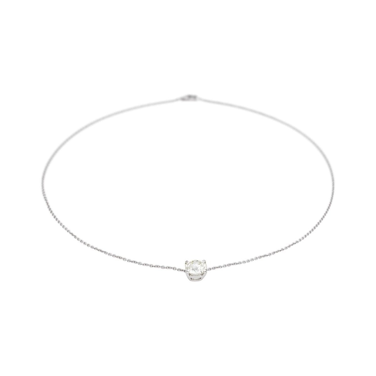 Collier Pendentif en or blanc et diamant - Castafiore