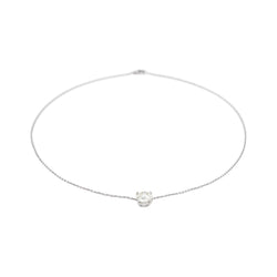 Collier Pendentif en or blanc et diamant - Castafiore