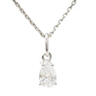 Collier pendentif en or blanc et diamant - Castafiore