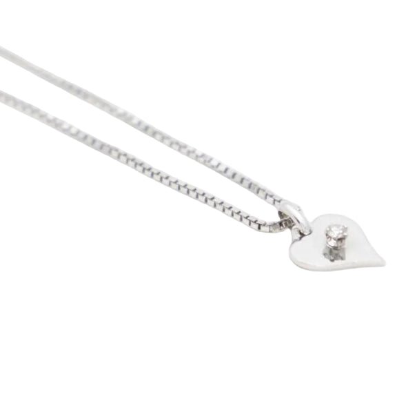 Collier Pendentif en or blanc et diamant - Castafiore