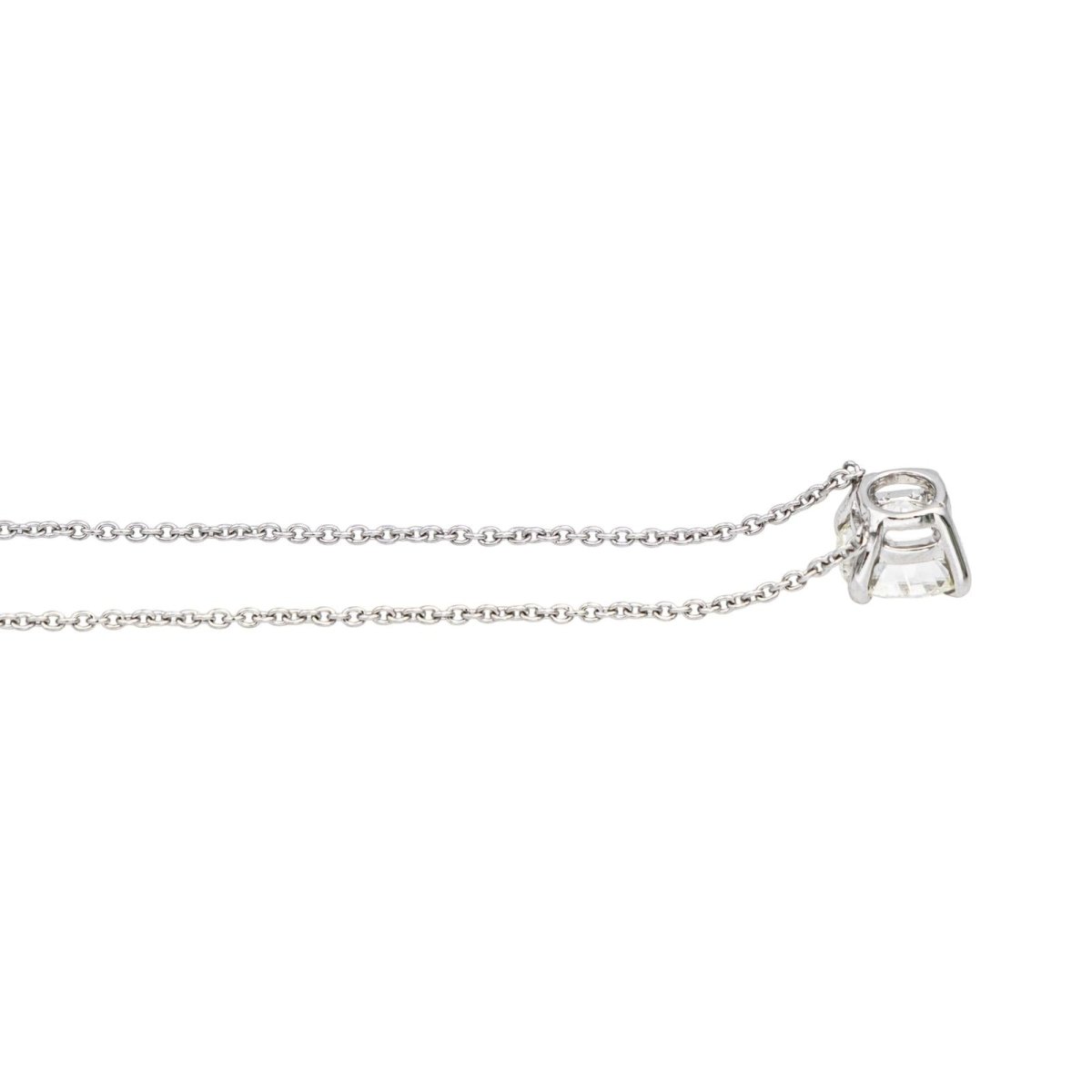 Collier Pendentif en or blanc et diamant - Castafiore