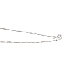 Necklace White gold solitaire diamond