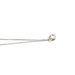 Necklace Chain + pendant White gold diamond
