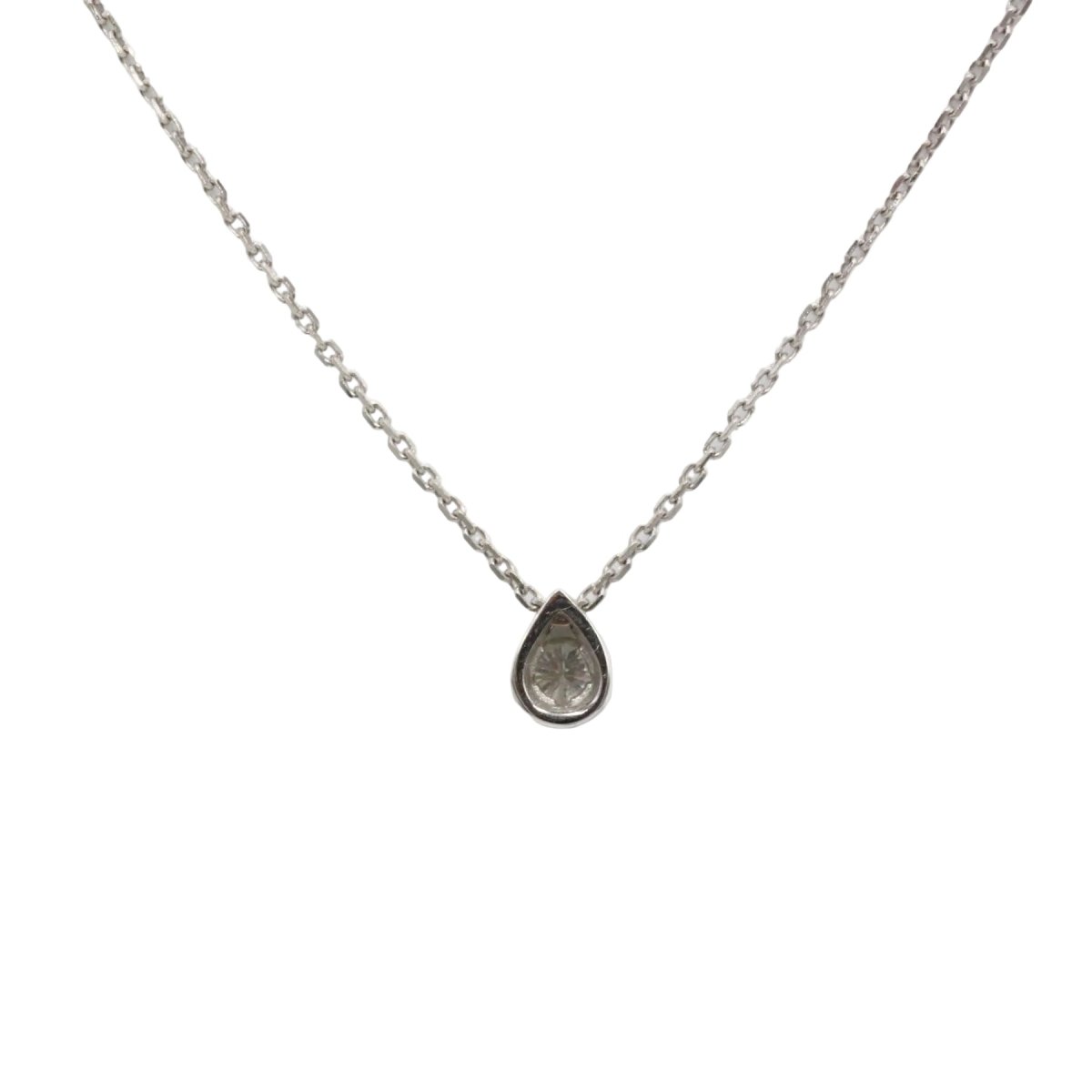 Collier Pendentif en or blanc et diamant - Castafiore
