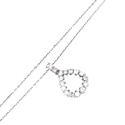 Collier Pendentif en or blanc et diamant - Castafiore