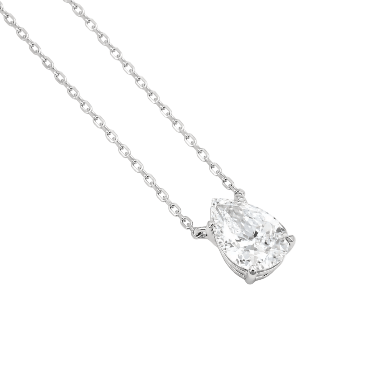 Collier Pendentif en or blanc et diamant - Castafiore