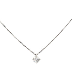 Necklace Chain + pendant White gold diamond