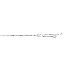 Necklace White gold solitaire diamond