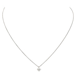 Necklace Chain + pendant White gold diamond