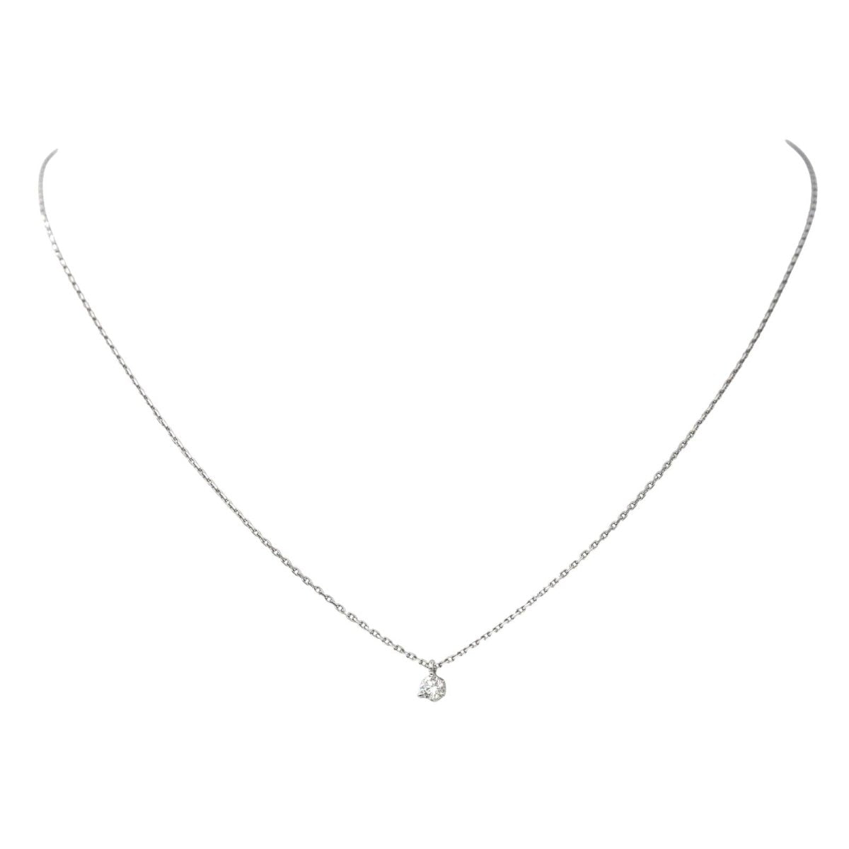 Collier Pendentif en or blanc et diamant - Castafiore