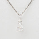 Collier pendentif en or blanc et diamant - Castafiore