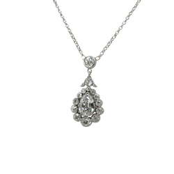Collier Pendentif en or blanc et diamant - Castafiore