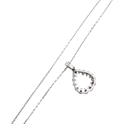 Collier Pendentif en or blanc et diamant - Castafiore
