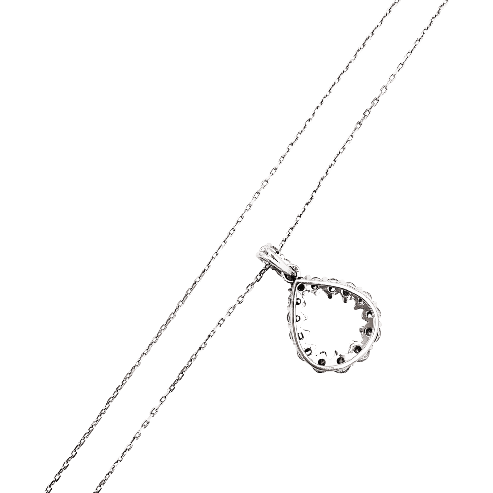 Collier Pendentif en or blanc et diamant - Castafiore