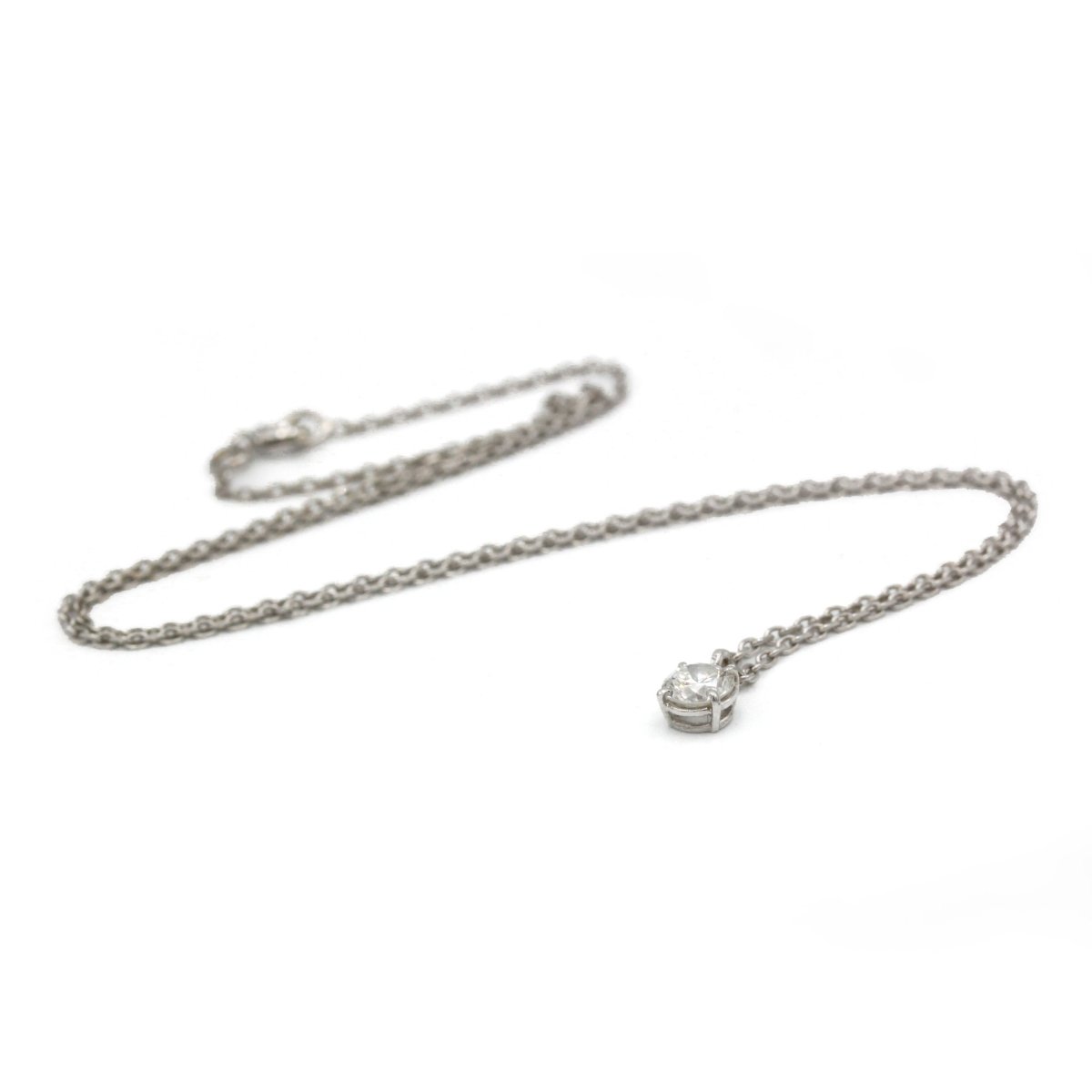 Collier Pendentif en or blanc et diamant - Castafiore