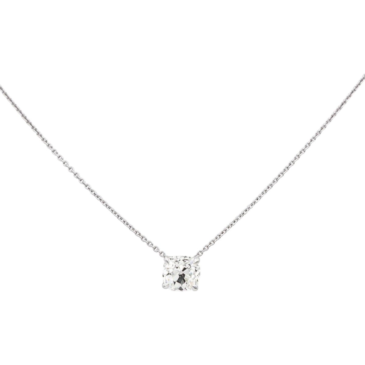 Collier Pendentif en or blanc et diamant - Castafiore